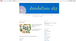 Desktop Screenshot of dandelionsky.blogspot.com
