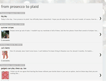 Tablet Screenshot of fromproseccotoplaid.blogspot.com