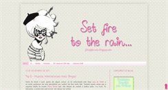 Desktop Screenshot of fire-tothe-rain.blogspot.com