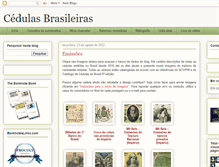 Tablet Screenshot of cedulasbrasileiras.blogspot.com