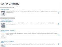 Tablet Screenshot of luxtongenealogy.blogspot.com