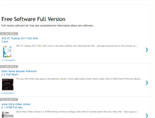 Tablet Screenshot of fullversionzone.blogspot.com