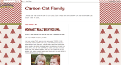 Desktop Screenshot of carsoncats.blogspot.com