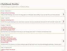 Tablet Screenshot of profit-on-clickbank.blogspot.com