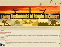 Tablet Screenshot of living-testimony.blogspot.com