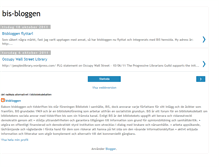 Tablet Screenshot of bisbloggen.blogspot.com