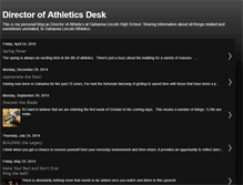 Tablet Screenshot of glathletics.blogspot.com