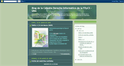 Desktop Screenshot of derechoinformaticouna.blogspot.com