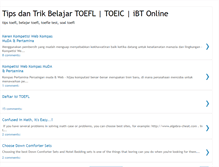 Tablet Screenshot of belajar-toefl.blogspot.com