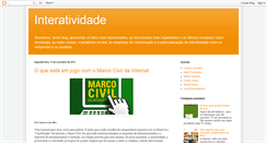 Desktop Screenshot of jornalismoeinteratividade.blogspot.com