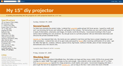 Desktop Screenshot of mydiyprojector.blogspot.com