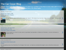 Tablet Screenshot of coveryourcar.blogspot.com