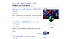 Desktop Screenshot of findingmyfeminism.blogspot.com