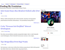 Tablet Screenshot of findingmyfeminism.blogspot.com