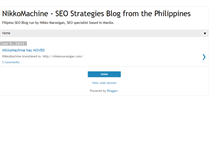 Tablet Screenshot of nikkomachine.blogspot.com
