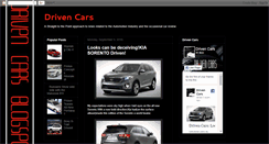 Desktop Screenshot of drivencars.blogspot.com