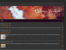 Tablet Screenshot of melissawalkerartist.blogspot.com