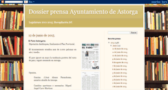 Desktop Screenshot of prensaastorga.blogspot.com