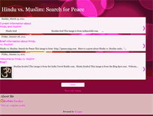 Tablet Screenshot of hinduvsmuslimsearchforpeace.blogspot.com