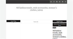 Desktop Screenshot of nilfashion.blogspot.com