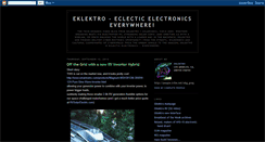 Desktop Screenshot of eklektro.blogspot.com