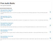 Tablet Screenshot of myfreeaudiobooks.blogspot.com