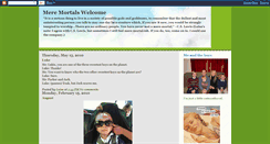 Desktop Screenshot of meremortalswelcome.blogspot.com