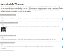 Tablet Screenshot of meremortalswelcome.blogspot.com
