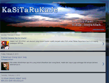 Tablet Screenshot of kasitarukaje.blogspot.com