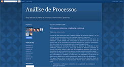 Desktop Screenshot of analisedeprocessos.blogspot.com