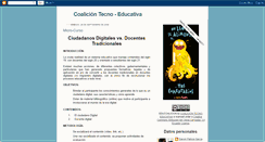 Desktop Screenshot of educoalicion.blogspot.com