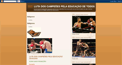 Desktop Screenshot of lutapelaeducacao.blogspot.com