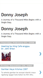 Mobile Screenshot of donnyjoseph.blogspot.com