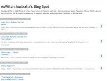 Tablet Screenshot of exwitchaustralia.blogspot.com