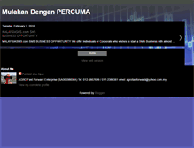 Tablet Screenshot of 1malaysiasms.blogspot.com
