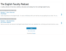 Tablet Screenshot of englishfacultypodcast.blogspot.com