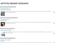 Tablet Screenshot of aktifitasperawatkesehatan.blogspot.com