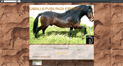 Desktop Screenshot of caballo-pre.blogspot.com