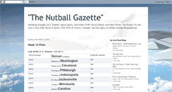 Desktop Screenshot of nutballgazette.blogspot.com