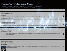 Tablet Screenshot of formaciontictac.blogspot.com