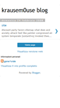 Mobile Screenshot of krausem0use.blogspot.com