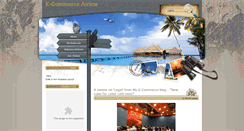 Desktop Screenshot of e-commerceairline.blogspot.com