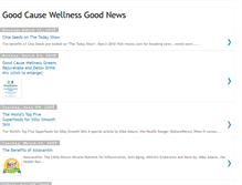 Tablet Screenshot of goodcausewellness.blogspot.com