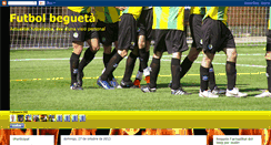 Desktop Screenshot of futbolbegueta.blogspot.com