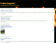 Tablet Screenshot of futbolbegueta.blogspot.com