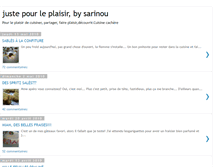 Tablet Screenshot of juste-pour-le-plaisir.blogspot.com