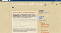 Desktop Screenshot of lavidadericardoarjona.blogspot.com