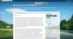 Desktop Screenshot of escapearoundthecountry.blogspot.com