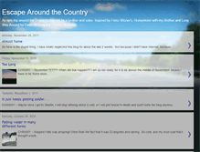 Tablet Screenshot of escapearoundthecountry.blogspot.com