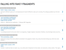 Tablet Screenshot of fallingintofancyfragments.blogspot.com